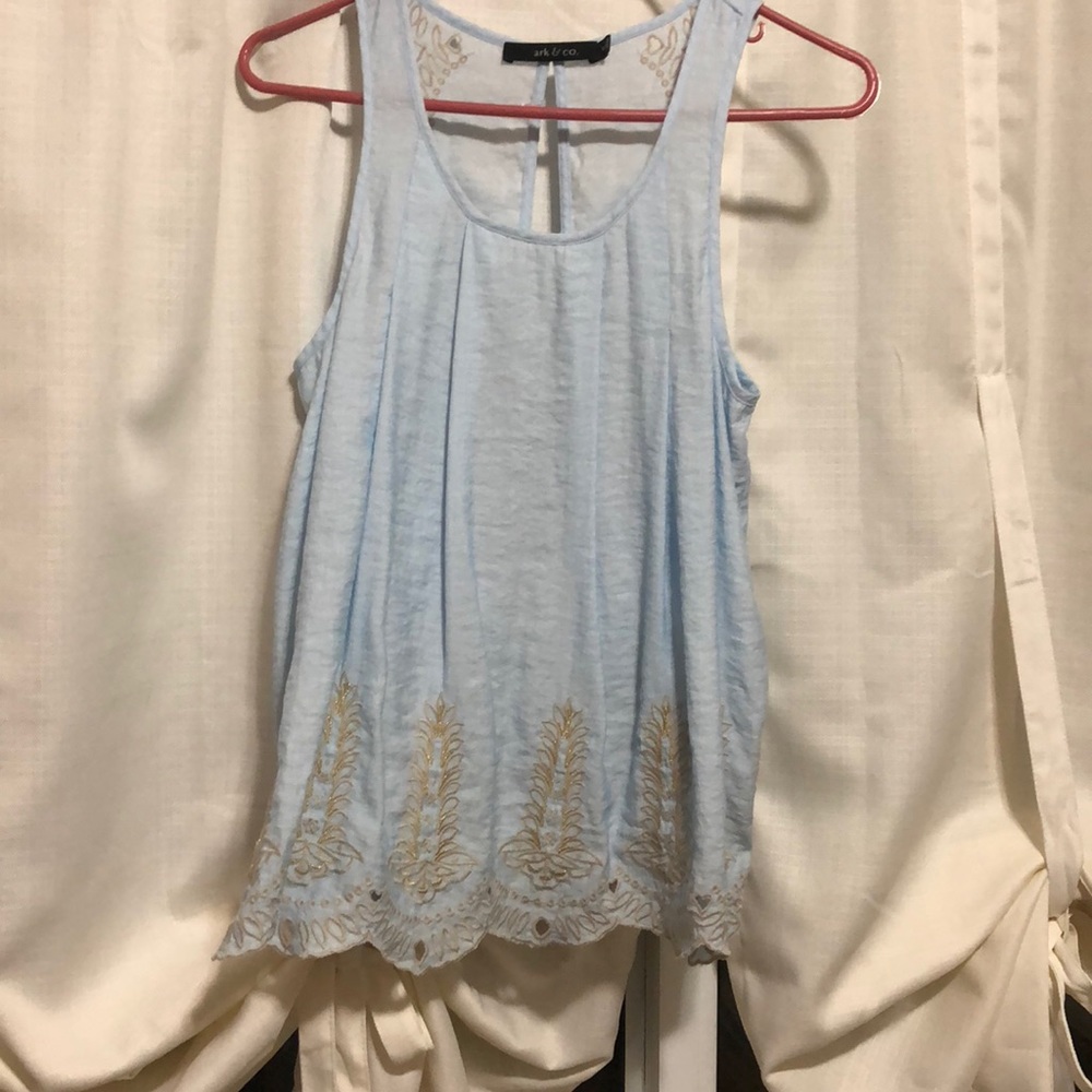 Ark & co. Backless Boho Top